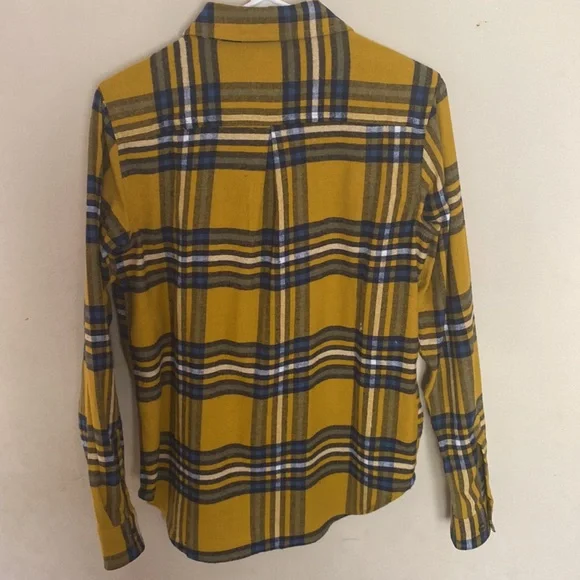 Yellow Plaid Fannel - Picture 5 of 5